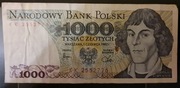 Banknot 1000 zł z 1 czerwca 1982 seria KK 2552776