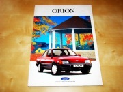 Prospekt Ford Orion 1989 brzydka okładka