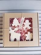 Świece sojowe świąteczne - box prezentowy 