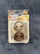 Gniazdo podwójne z uziemieniem do montażu w ramki Ospel Impresja