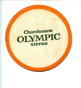 Podstawka pod piwo - Churchman's Olympic Tipped