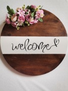 Dekoracja ścienna 'welcome' 