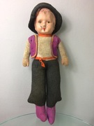 Stara Duża Lalka Szmaciana Prl