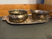 Zestaw Cukiernica, Mlecznik,Taca Plater