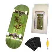 NOWY! Fingerboard Drewniany Kompletny Zestaw MINI Deskorolka PRO 