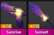 Sunset i sunrise Roblox murder mystery 2.