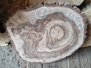 Orzech Włoski Czeczota 66/60/7 Stolik Plaster Drewna Blat Żywica DIY Epoxy 