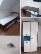 Młodzieżowy chłopięcy zestaw mebli forte cały pokój