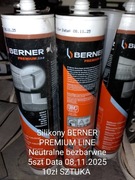Silikony Neutralne Bezbarwne BERNER PREMIUM LINE 