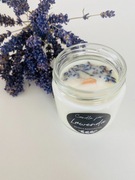 WEGAŃSKA świeca rzepakowa o zapachu Lawendy