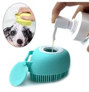 Rękawice do kąpieli i masażu dla psa i kota, miękkie silikonowe