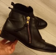 Office London  Botki skórzane  39/38