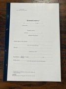 Nowy dziennik budowy granatowy budowa