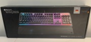 Roccat Magma membranowa klawiatura RGB układ DE czarna (z defektem)