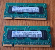 Pamięć RAM DDR2 2x1GB do laptopa