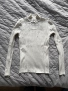 Biały półgolf Orsay, rozmiar S- stan idealny 