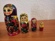 Matrioszki drewniane ORYGINALNE nowe z roku 1990 ZSRR