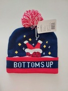 Czapka świąteczna zimowa granatowa Mikołaj roz. Uniwersalny 