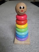 Układanka / piramida drewniana PLAYLAND