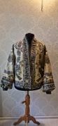 Vintage kimono unikat narzutka krótka kurtka bomberka 42,44,46,44 