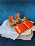 Sandały włoskie furla rozm. 38, pokrowiec, pudełko, piękne