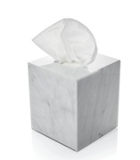 Pojemnik Ozdobny Na Chusteczki  Kwadratowy Marmurowy