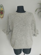 Sweterek śliczny na wiosne falbanki na rękawach xl 2xl 