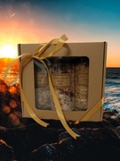 Zestaw prezentowy sól do kąpieli, lawendowa, rumiankowo-nagietkowa, różana