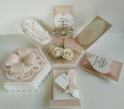 Ekskluzywna kartka exploding box Pierwsza Komunia Chrzest konfirmacja 