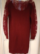 WSTAWKAMI BORDOWA ZC B.P.C 36 SUKIENKA DZIANINOWMISukienka w kolorze bordo