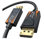 KabelDirekt – Kabel DisplayPort 2.1/DP 2.1 – 2m – UHBR, DP80 (80 Gb/s