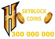 MINECRAFT HYPIXEL COINS 300M 300.000.000 SKYBLOCK COINS MONETY GOLD HYPIXEL