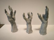 Zestaw 3 konarów drzew model diorama RPG makieta