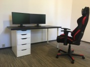 Domowe biuro / stanowisko pracy (dx racer, iiyama)