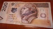 Banknoty 200zl, 100zł, 50zł. AA.BB.YB.AY.CC. 