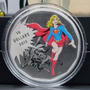 DC COMICS ORIGINALS:  UNITY=HEROINES -2015 -SREBRNA MONETA /UNIKAT/B