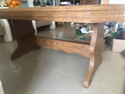 Ława solidna z blatem kafelkowym