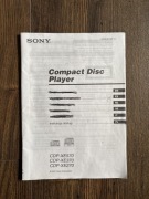 Compact Disc Player-instrukcja