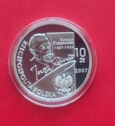 10 ZŁOTYCH KONRAD KORZENIOWSKI 2007 rok - srebro AG