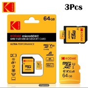 Karta pamięci micro SD 64GB U3 V30 marki Kodak 3 sztuki nowe,oryginalne.
