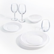 Serwis obiadowy Luminarc Harena biała 18 elementów