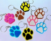 Brelok Breloczek do kluczy lub plecaka PSIA ŁAPKA DRUK 3D zestaw 4 szt