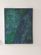 Obraz abstrakcja 40x60cm akryl