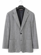 Marynarka w szarą kratę Lancerto Nairobi 170-176 cm rozm. 48