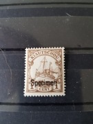 Niemcy, DR-Kiautschou( Specimen-próba)