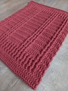 Miedziany dywanik/ chodnik ze sznurka bawełnianego 