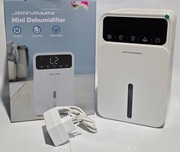 Elektryczny osuszacz powietrza z ekranem LCD, timer 12H - biały