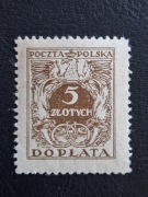 D79 I ** Dopłata 5zł 1924r.