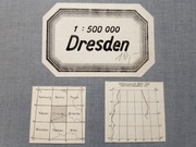 Mapa Vogela Europy Środkowej - Lotnicza 1936 r Dresden 