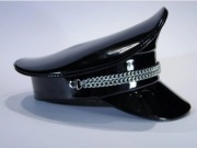 Czapka Domina Lack jak latex BDSM kapelusz